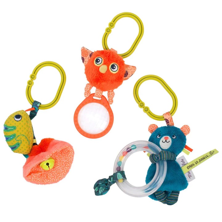 Set sonagli da appendere giungla Moulin Roty -  